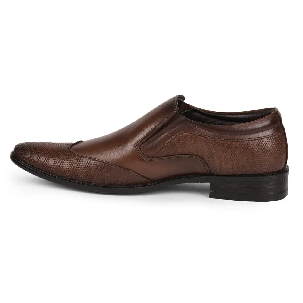 Fortune (Brown) Classic Loafer Shoes For Men JPL-119 By Liberty