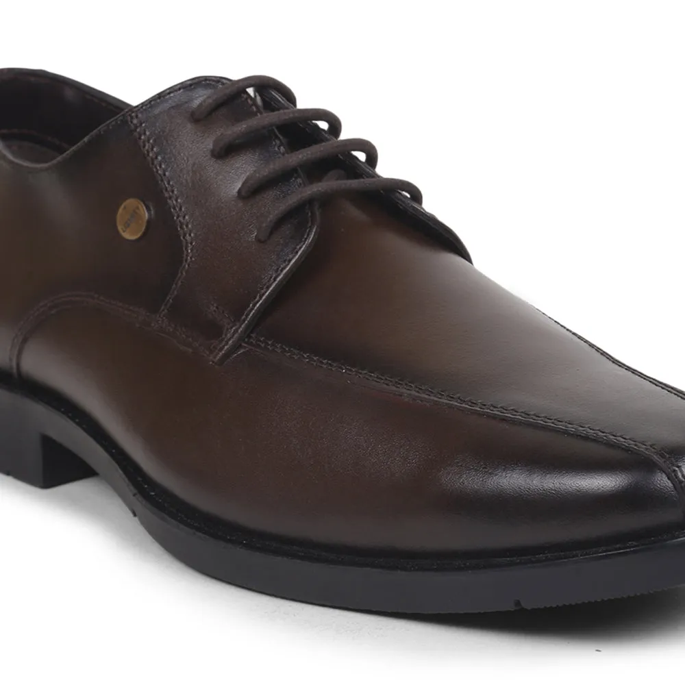 Fortune By Liberty Men ECO-01E Brown Formal Lacing Shoes