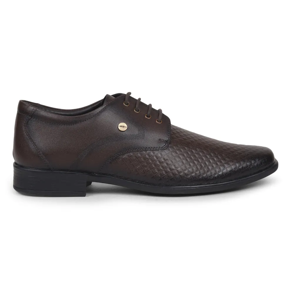 Fortune By Liberty Men LB-28-01E Brown Formal Lacing Shoes