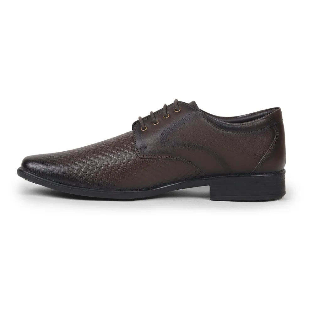 Fortune By Liberty Men LB-28-01E Brown Formal Lacing Shoes