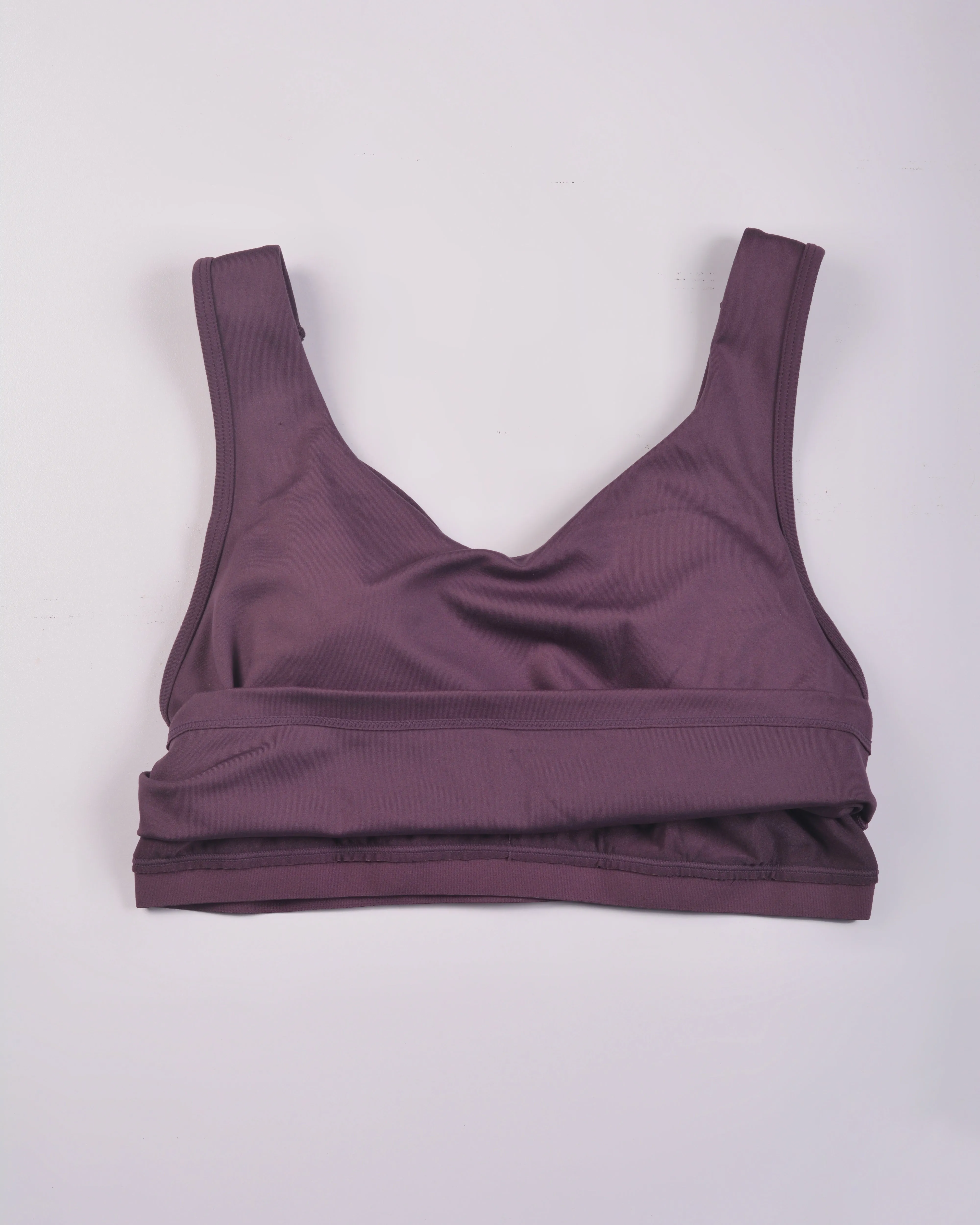 Freely Women's Angelica Long Low Support Sports Bra Purple Dark