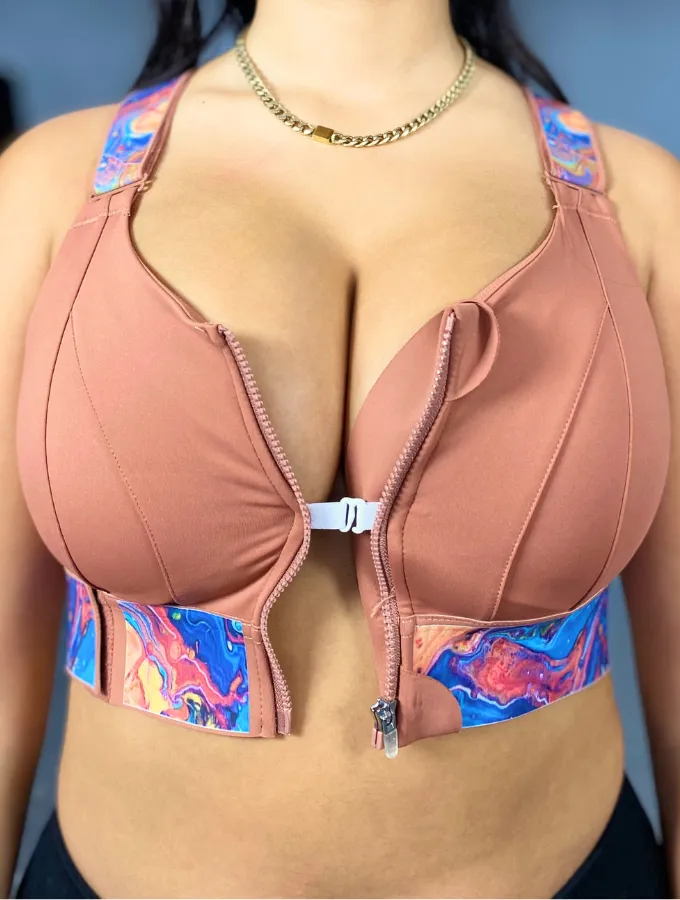 HIGH IMPACT BRA - MINERAL SERIES - PICASSO