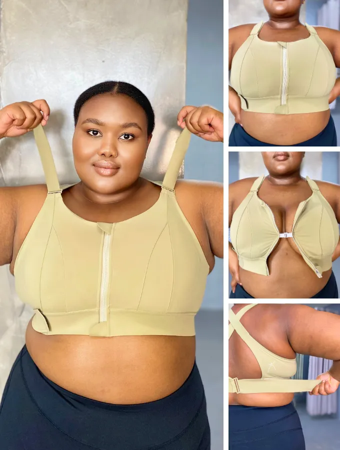 HIGH IMPACT BRA - PRO SERIES - BEIGE