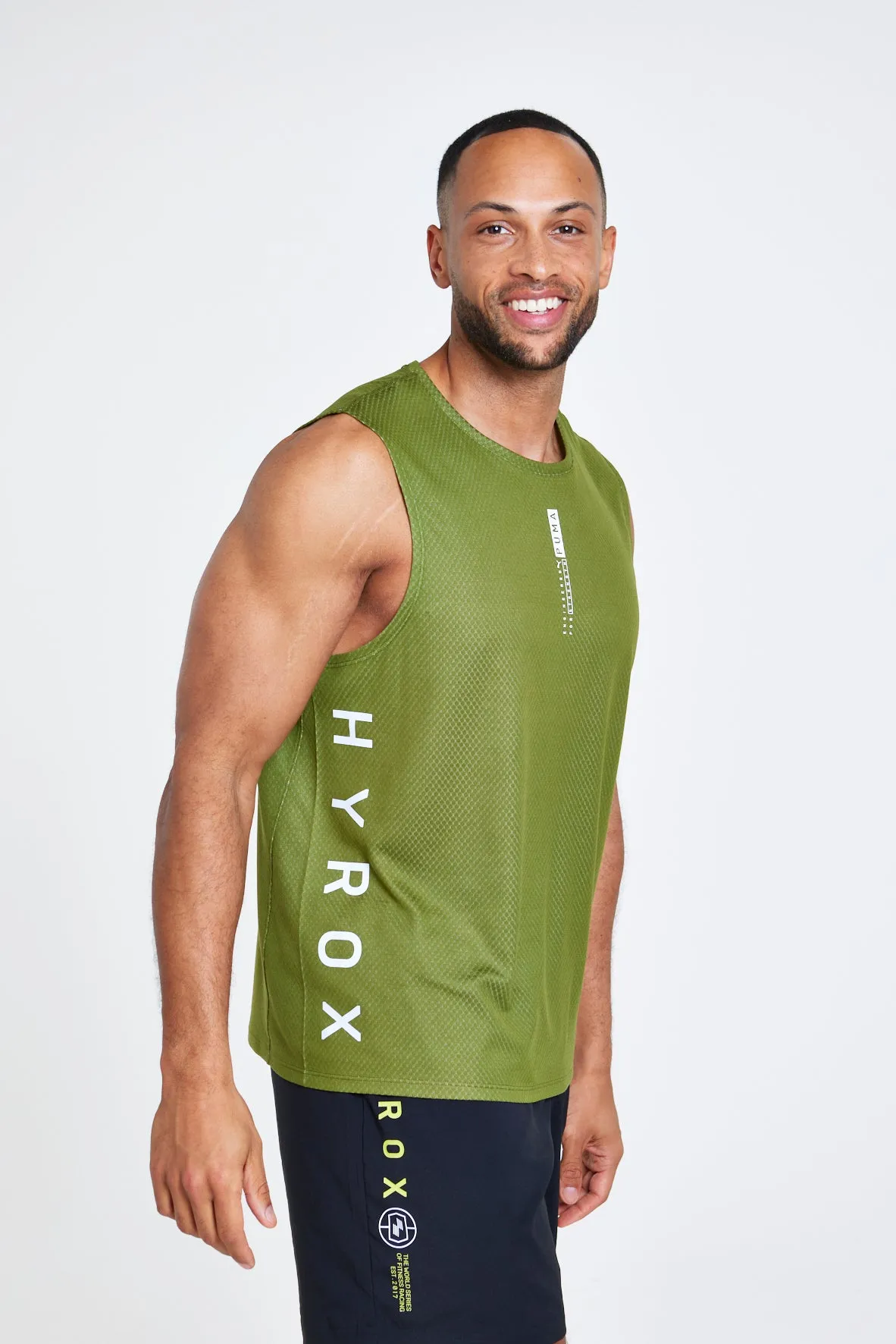 HYROX|PUMA DriRelease Mesh Tank - Green