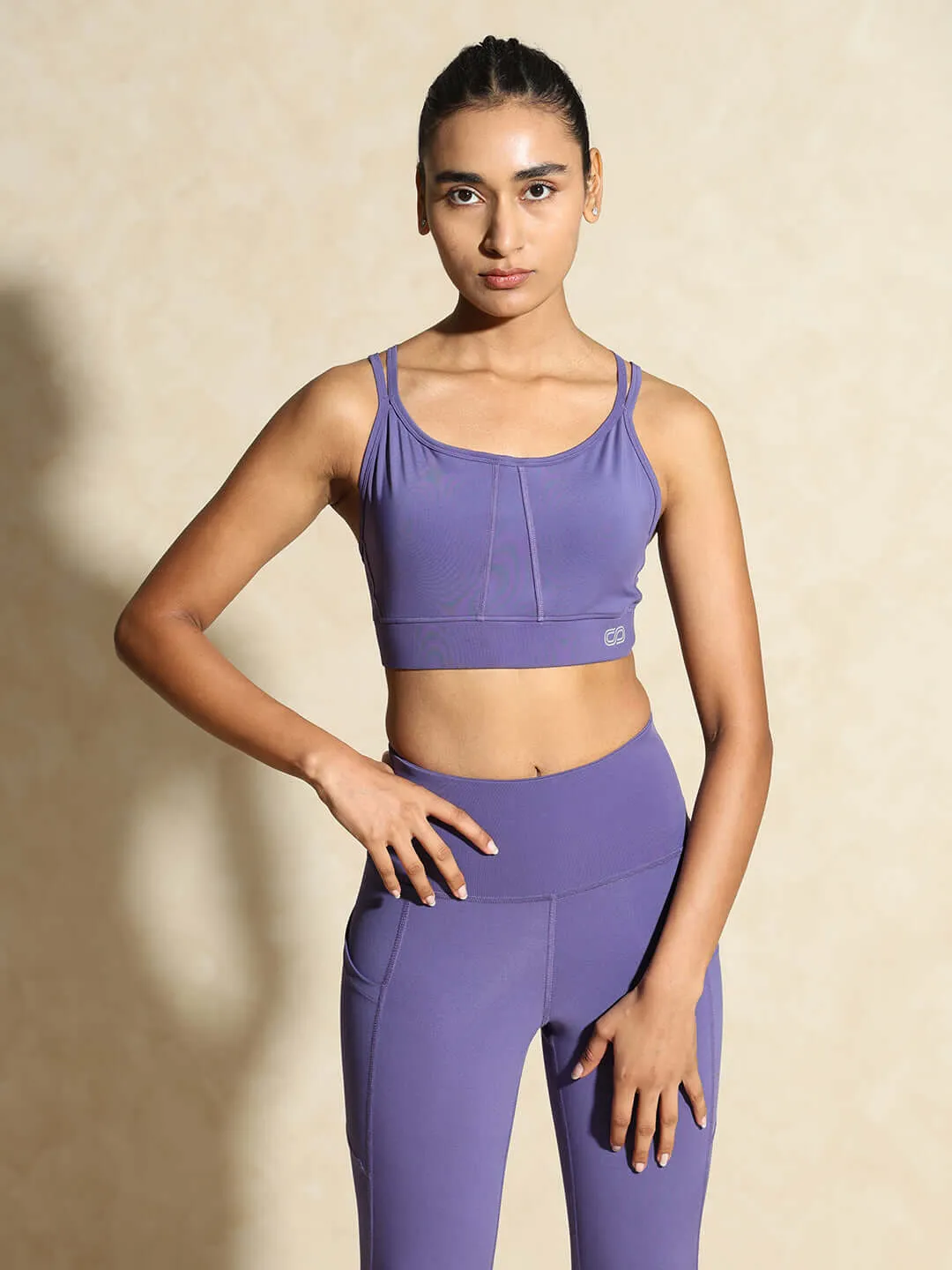 Iris Yoga Strap Back Bra & Aura Leggings