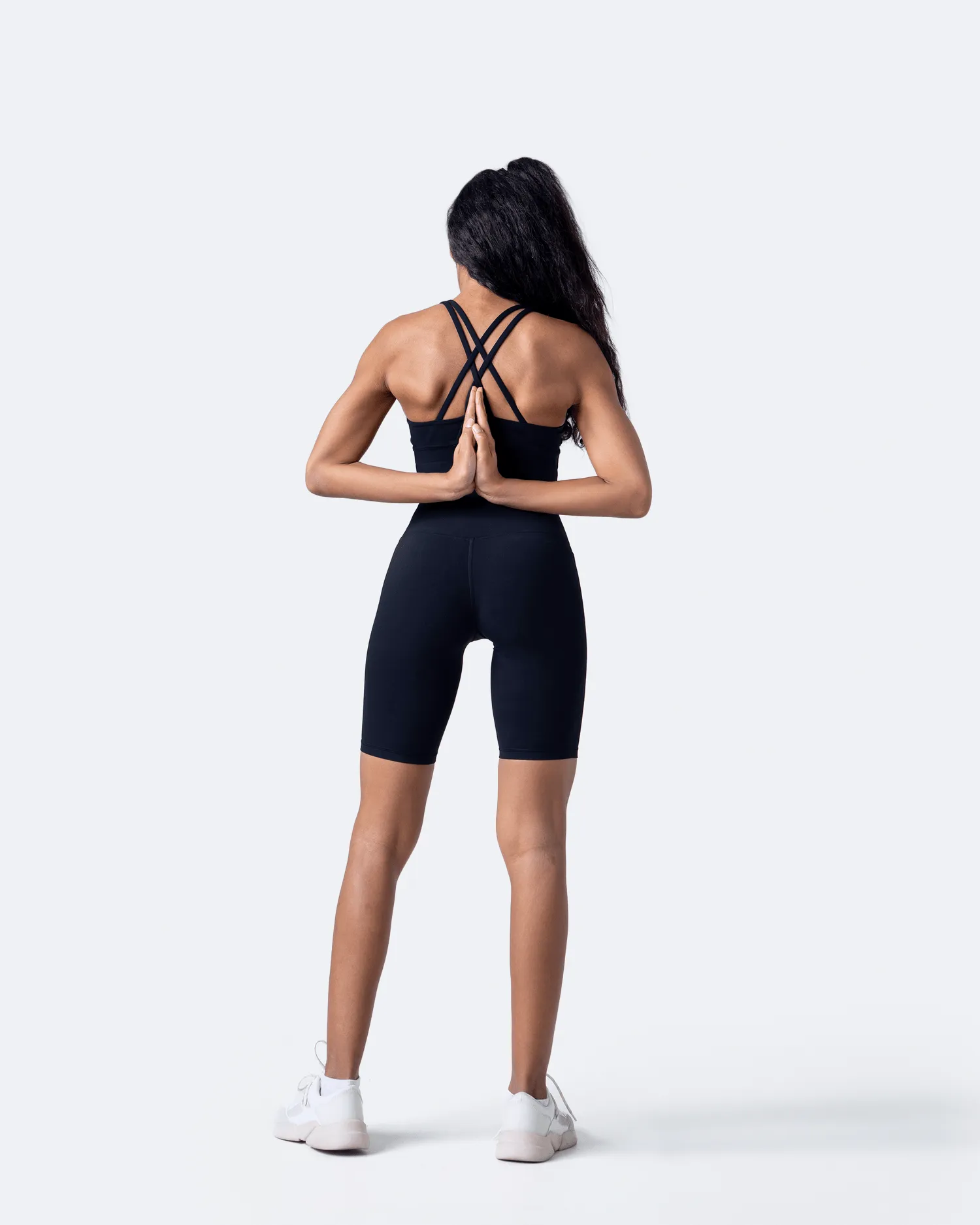 Jet Black Strappy Back Top