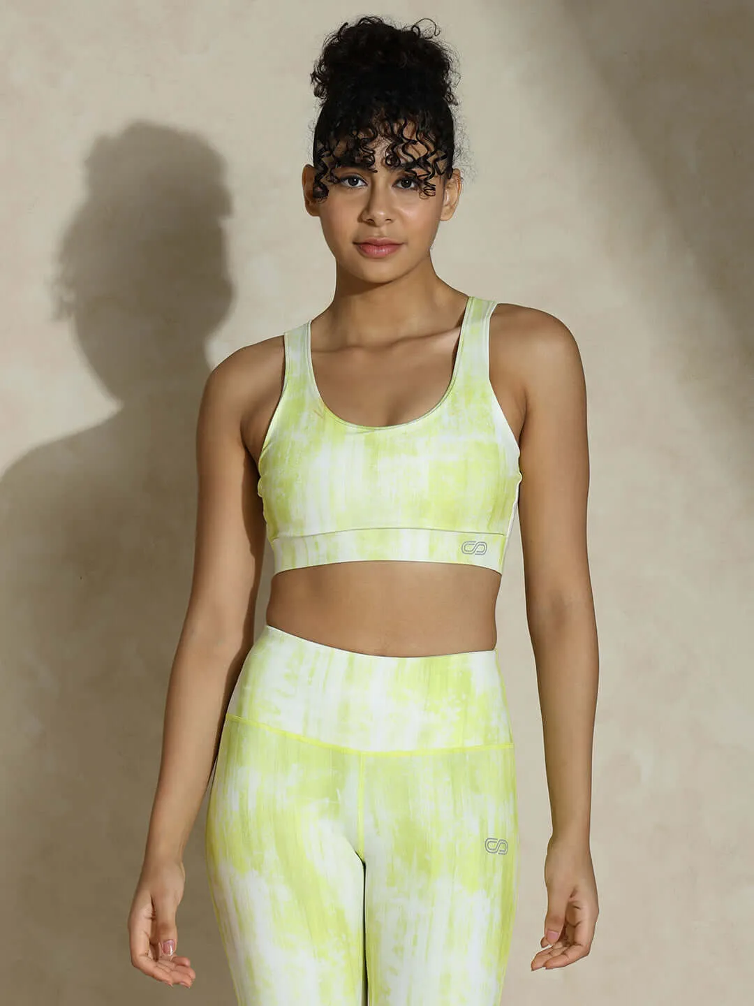 Lemon Grunge Luxe Crop Top & Leggings