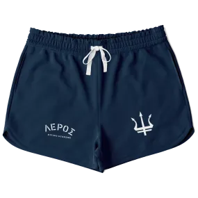 Leros Diving Academy 1991 Women's Loose Shorts Navy