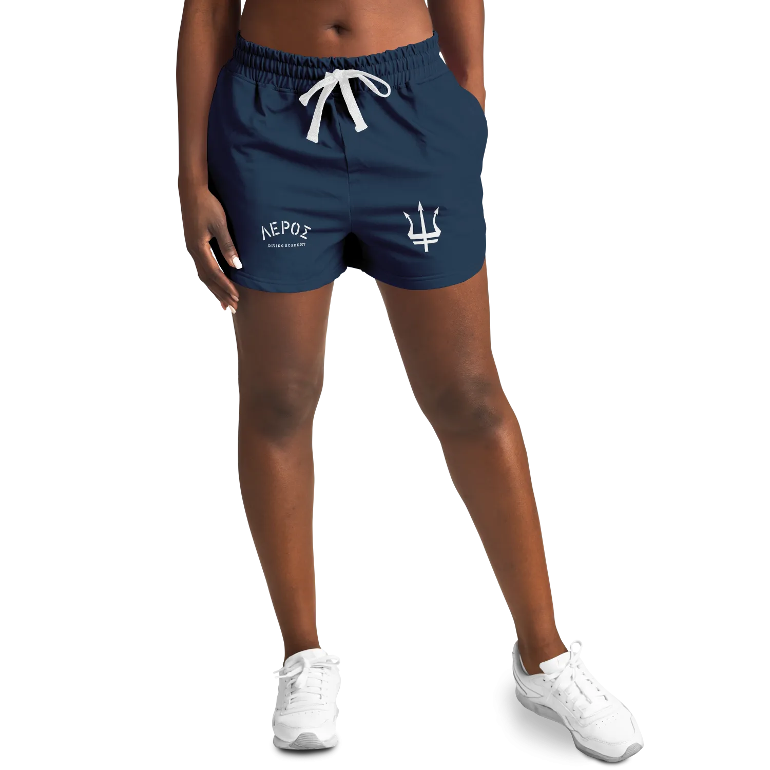 Leros Diving Academy 1991 Women's Loose Shorts Navy