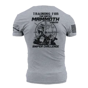 Mammoth Sniper Challenge 2025 Training T-Shirt - Dark Heather Gray