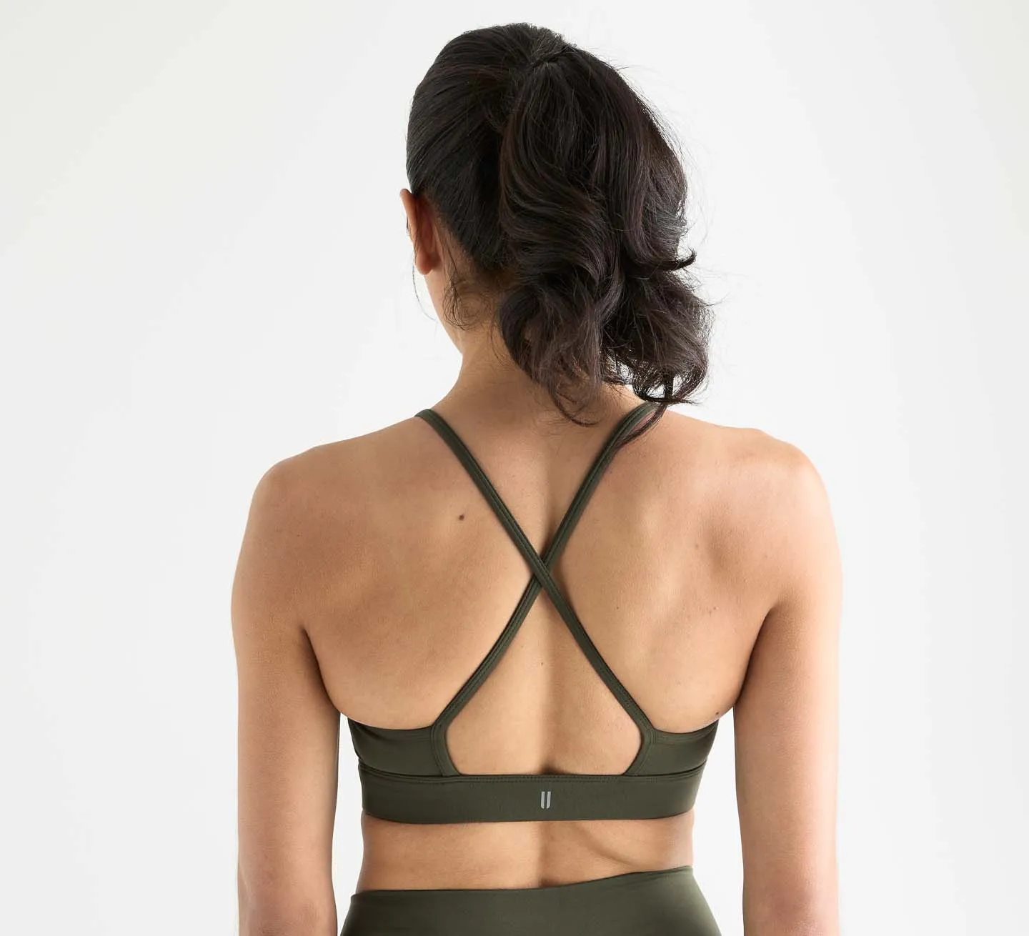 Matte High-Neck Sports Bra