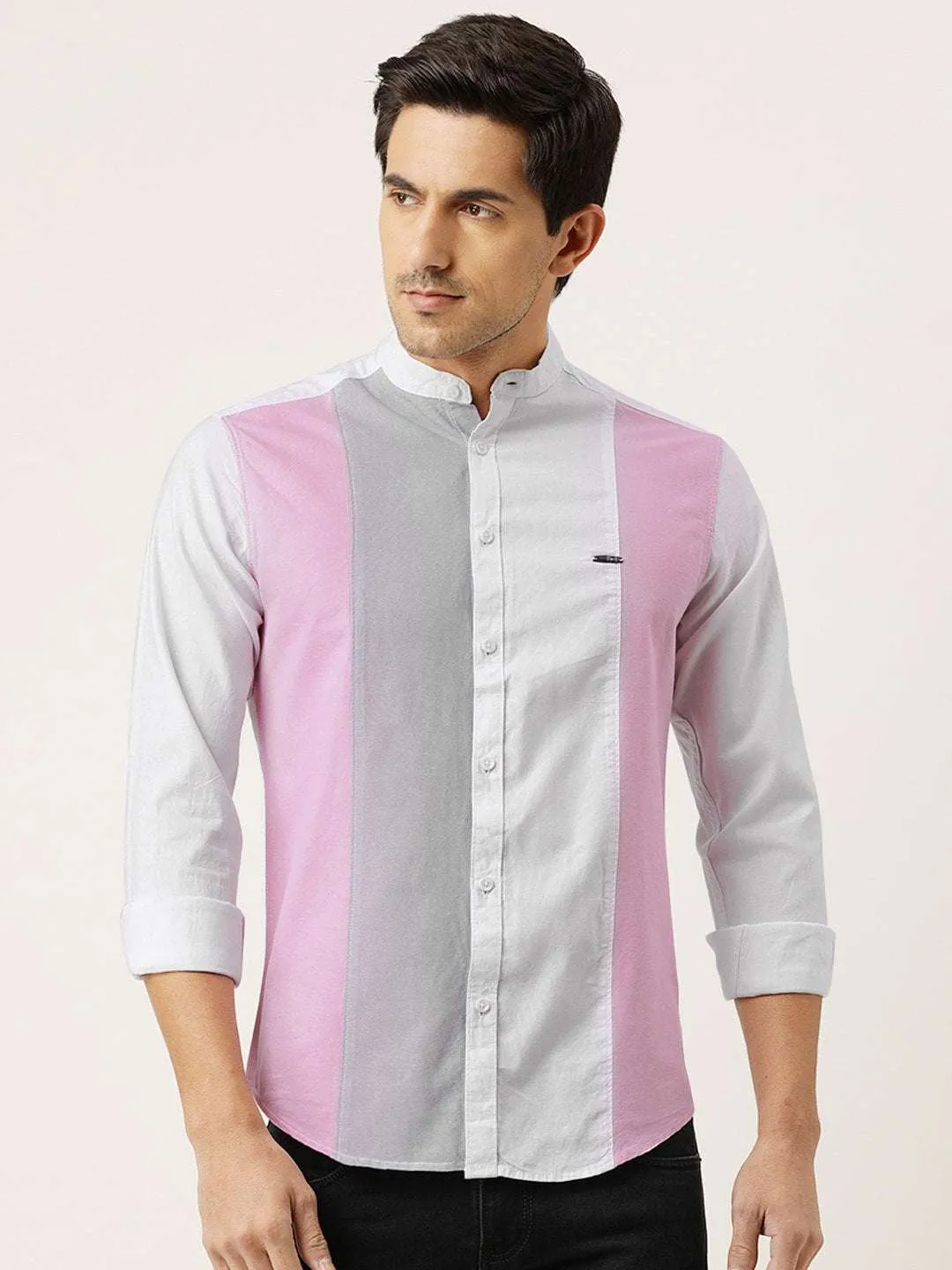 Men Block Shirt