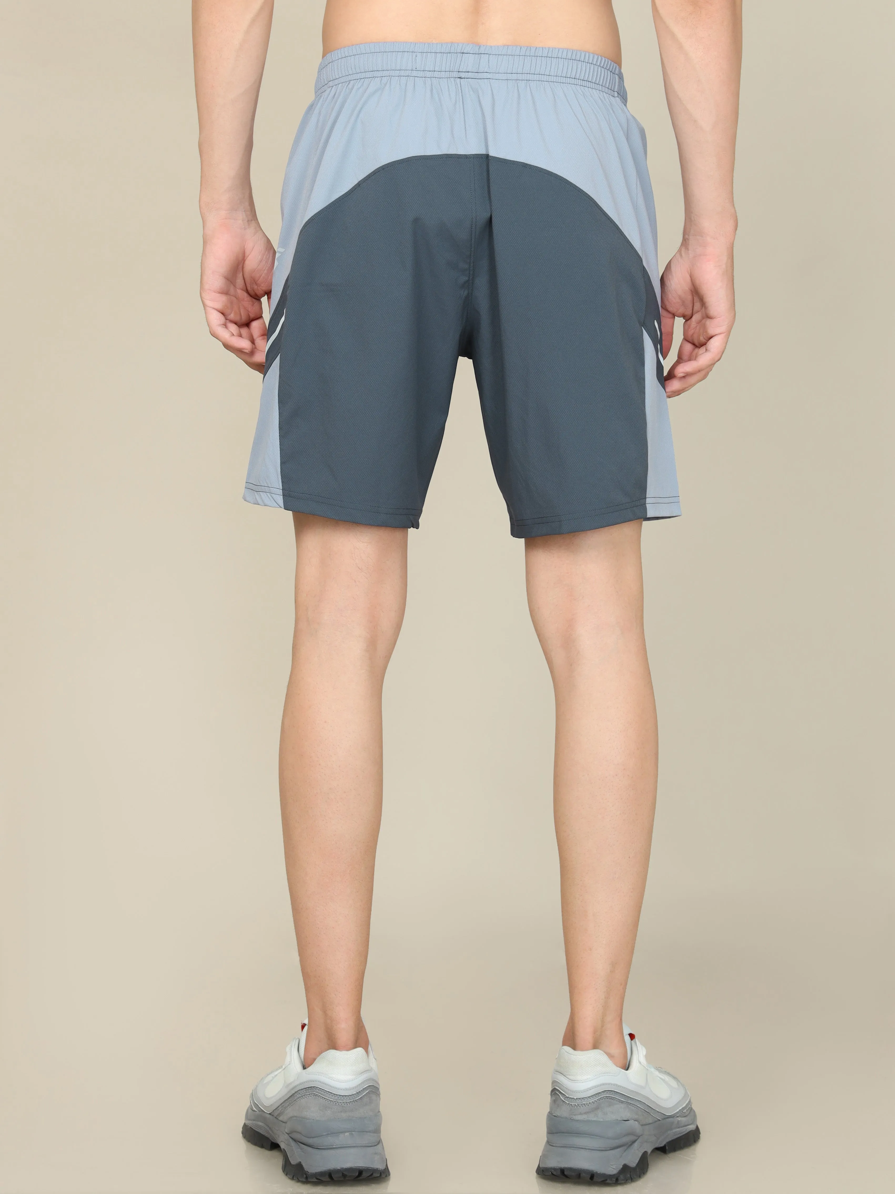 Men Colorblock Slim Fit Shorts with Lytra