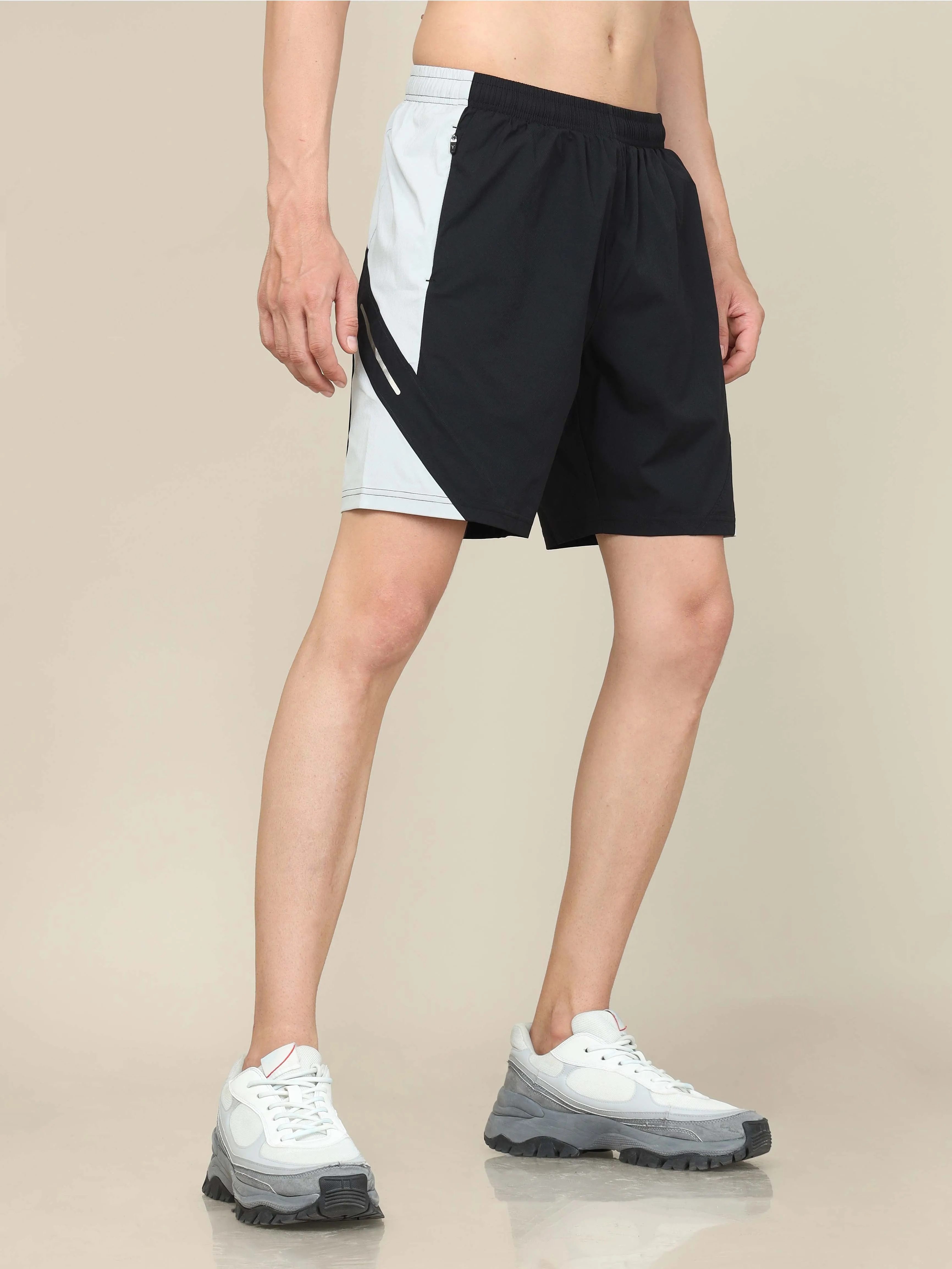 Men Colorblock Slim Fit Shorts with Lytra