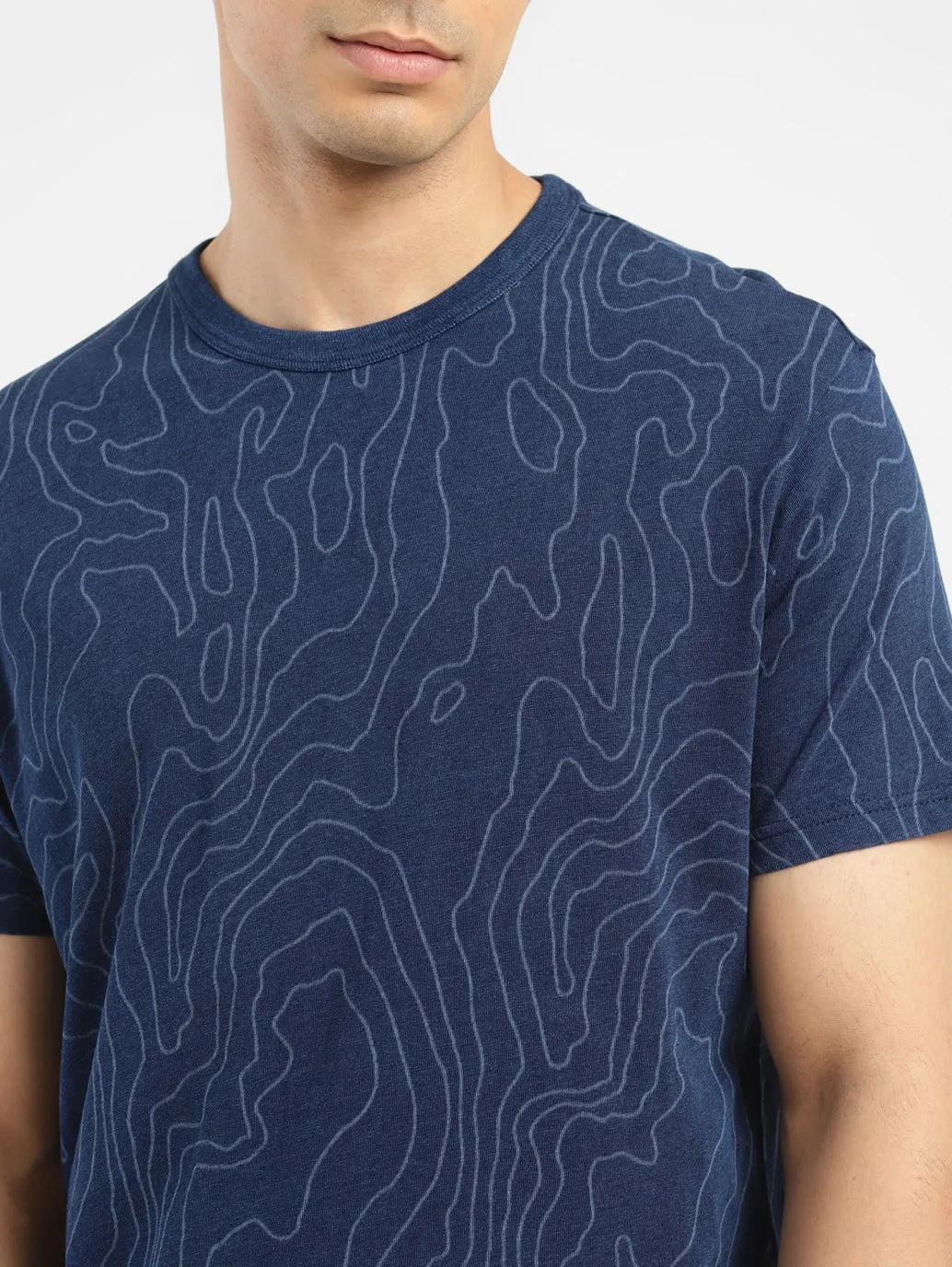 Men's All Over Print Crew Neck T-shirt