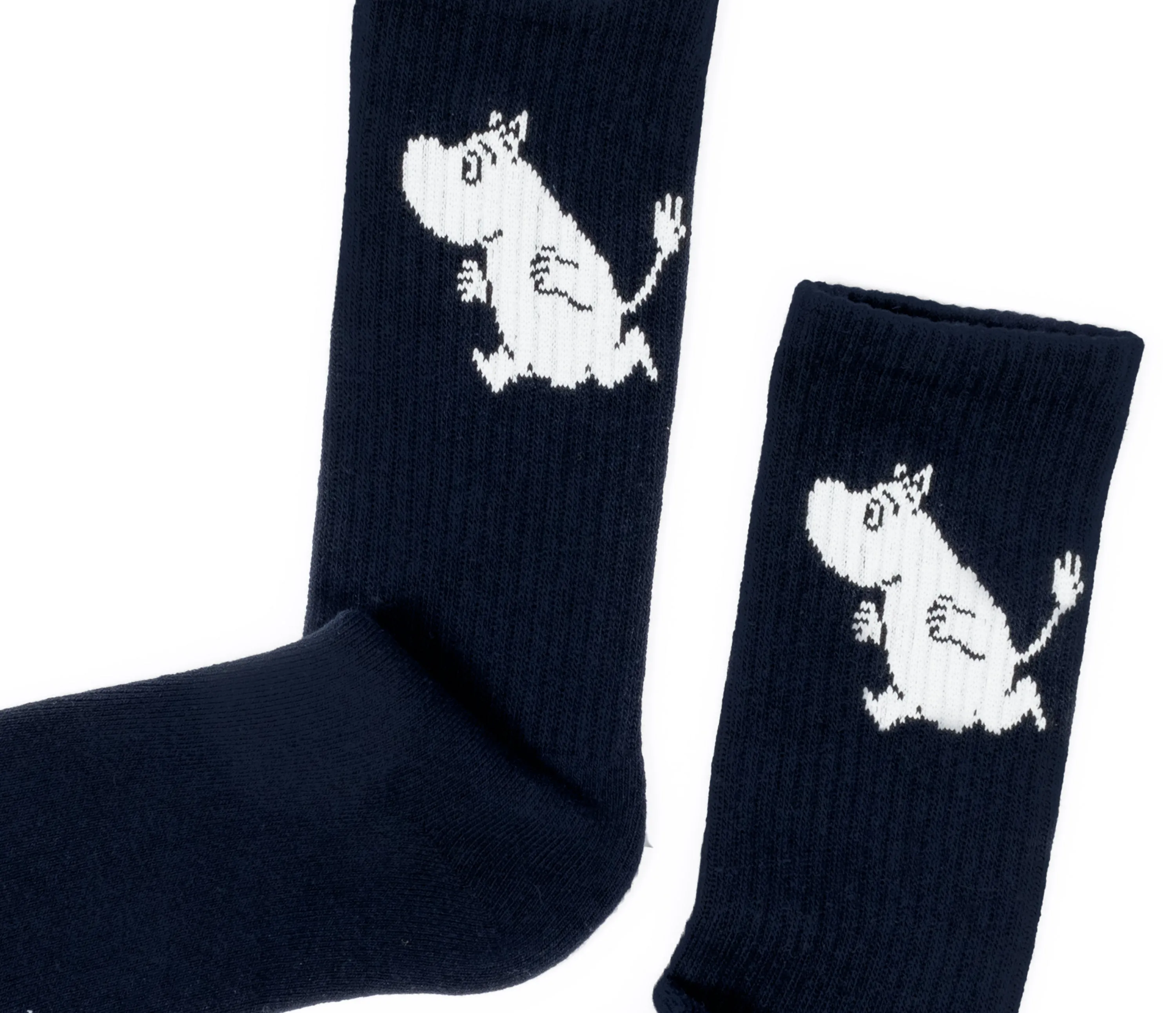 Moomintroll Running Mens Sport Socks - Black