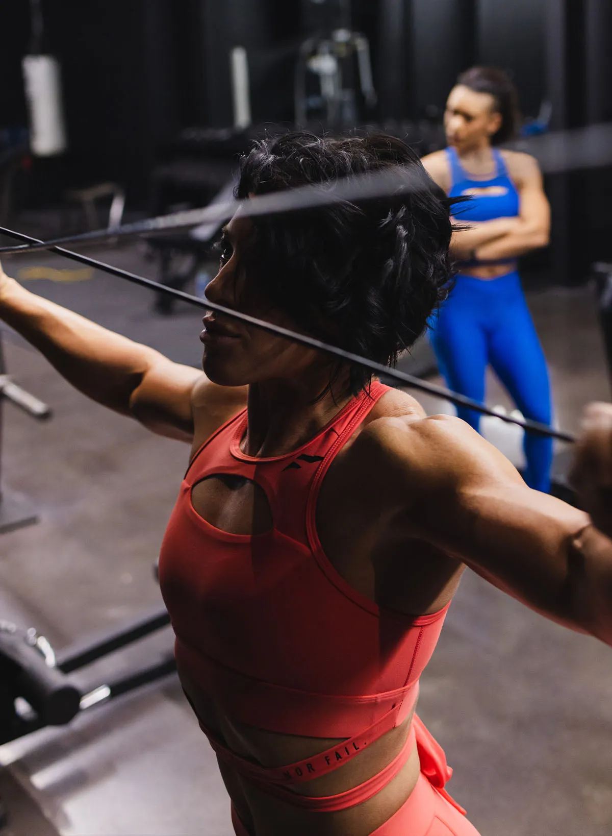 NAVARAH SPORTS BRA - SALMON