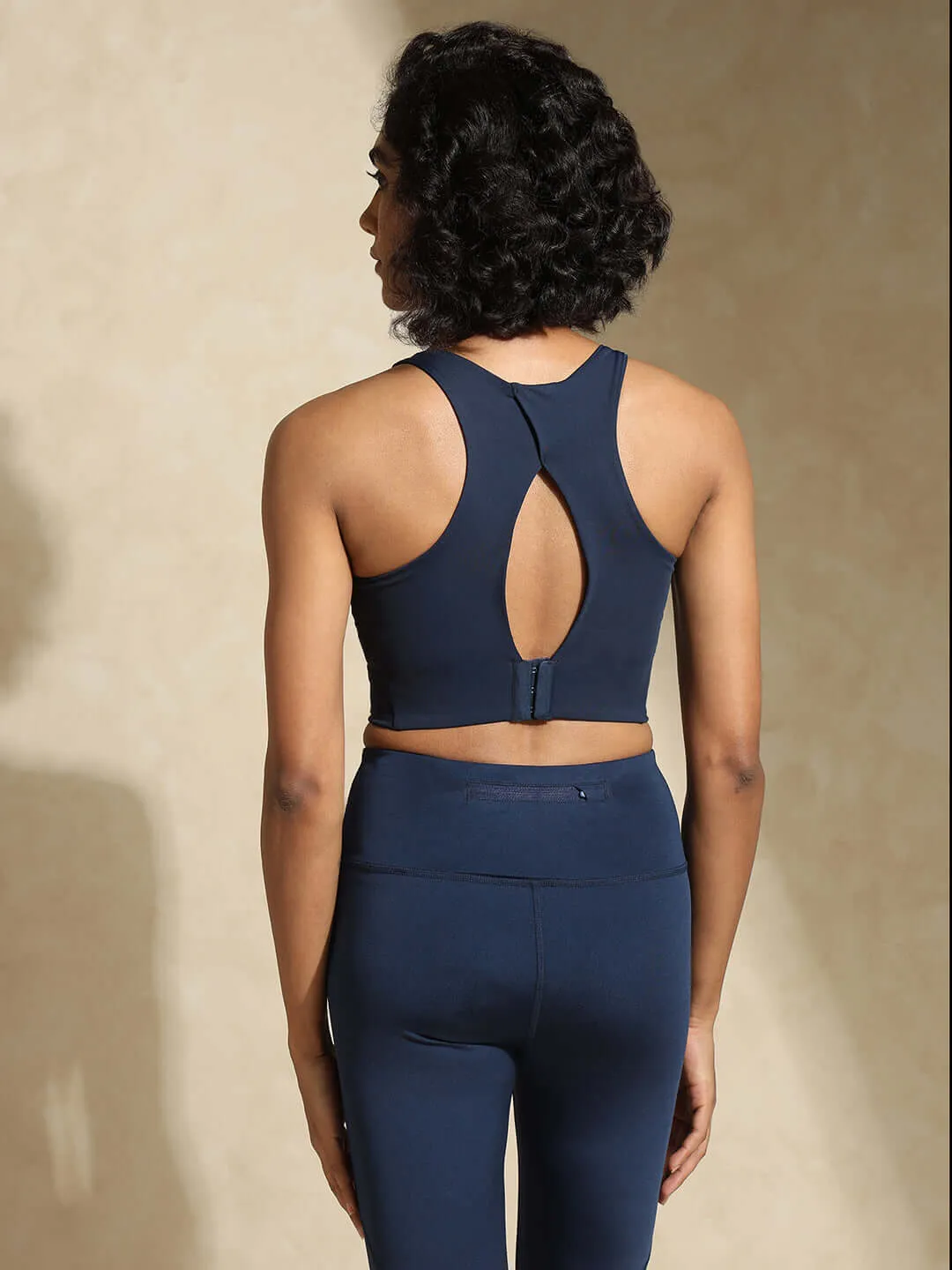 Navy High Impact Action Bra & Aura Leggings