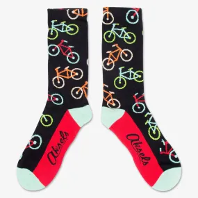 Neon Bike Men's & Women's Crew Socks