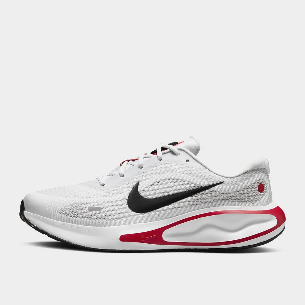 Nike Mens Journey Run Performance Running White/red _ 181705 _ White