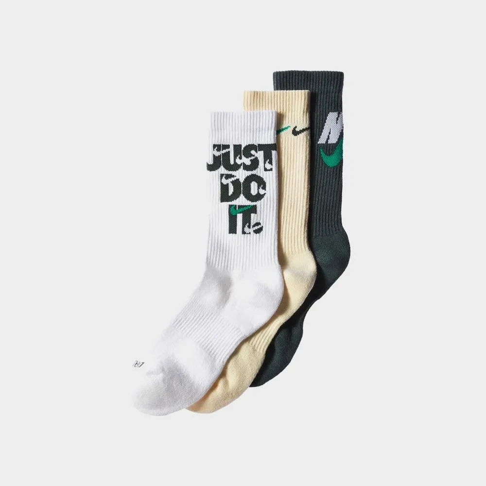 Nike Unisex Everyday Plus Cushioned Socks White/Multi _ 181464 _ White