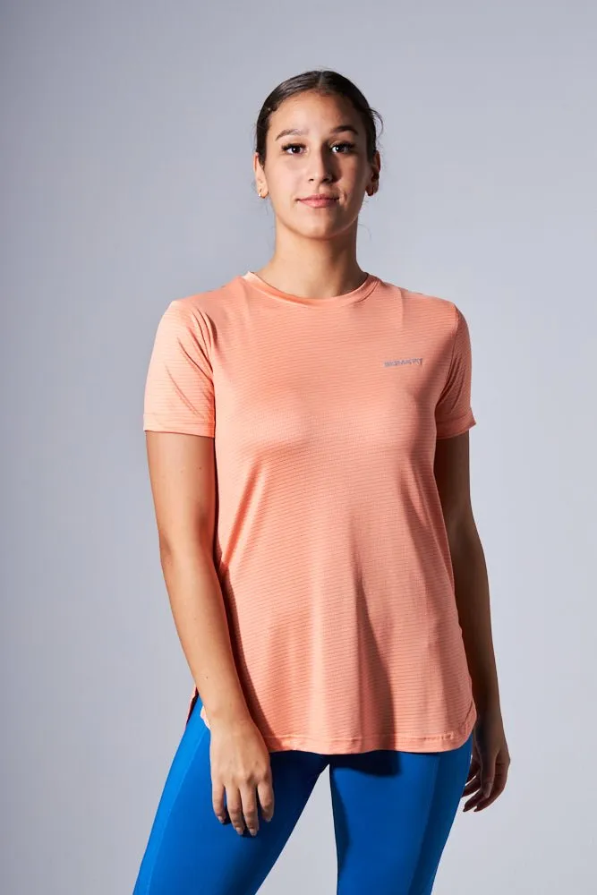 Peach Pink LiteRun Performance Tee