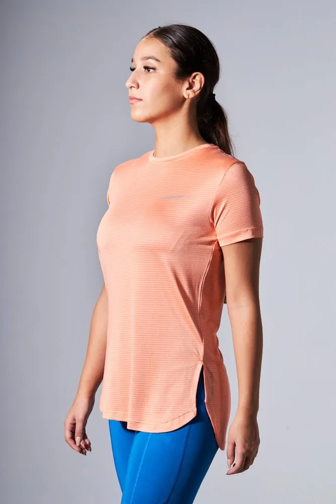 Peach Pink LiteRun Performance Tee