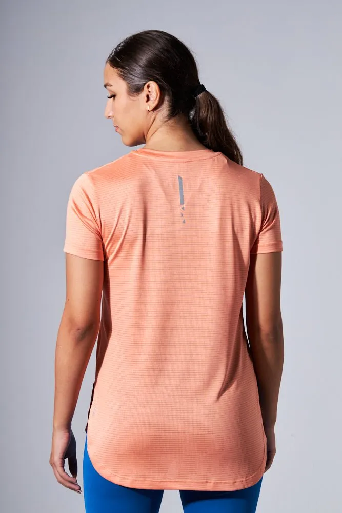 Peach Pink LiteRun Performance Tee