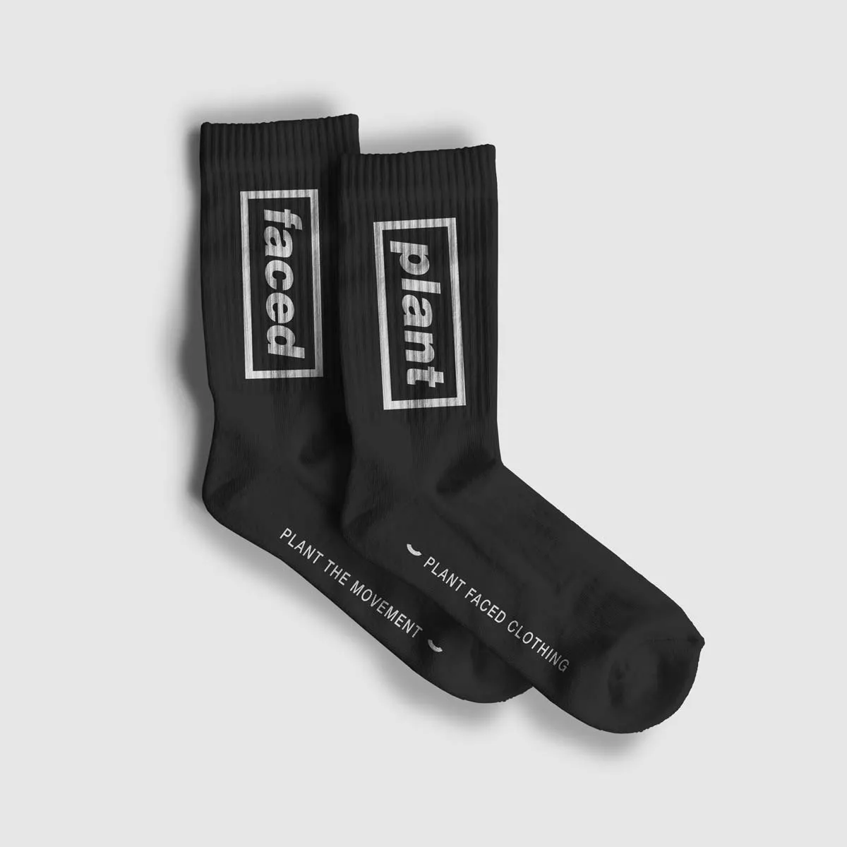 Plant Based Plates - ORGANIC Socks - Black