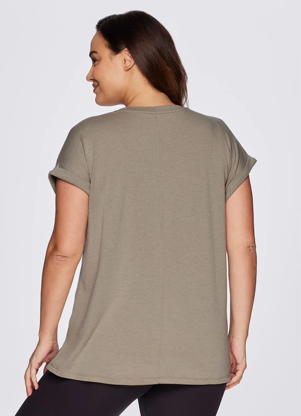 Plus Everyday V-Neck Tunic