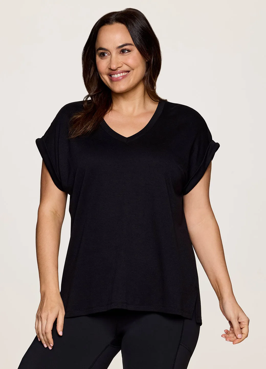 Plus Everyday V-Neck Tunic