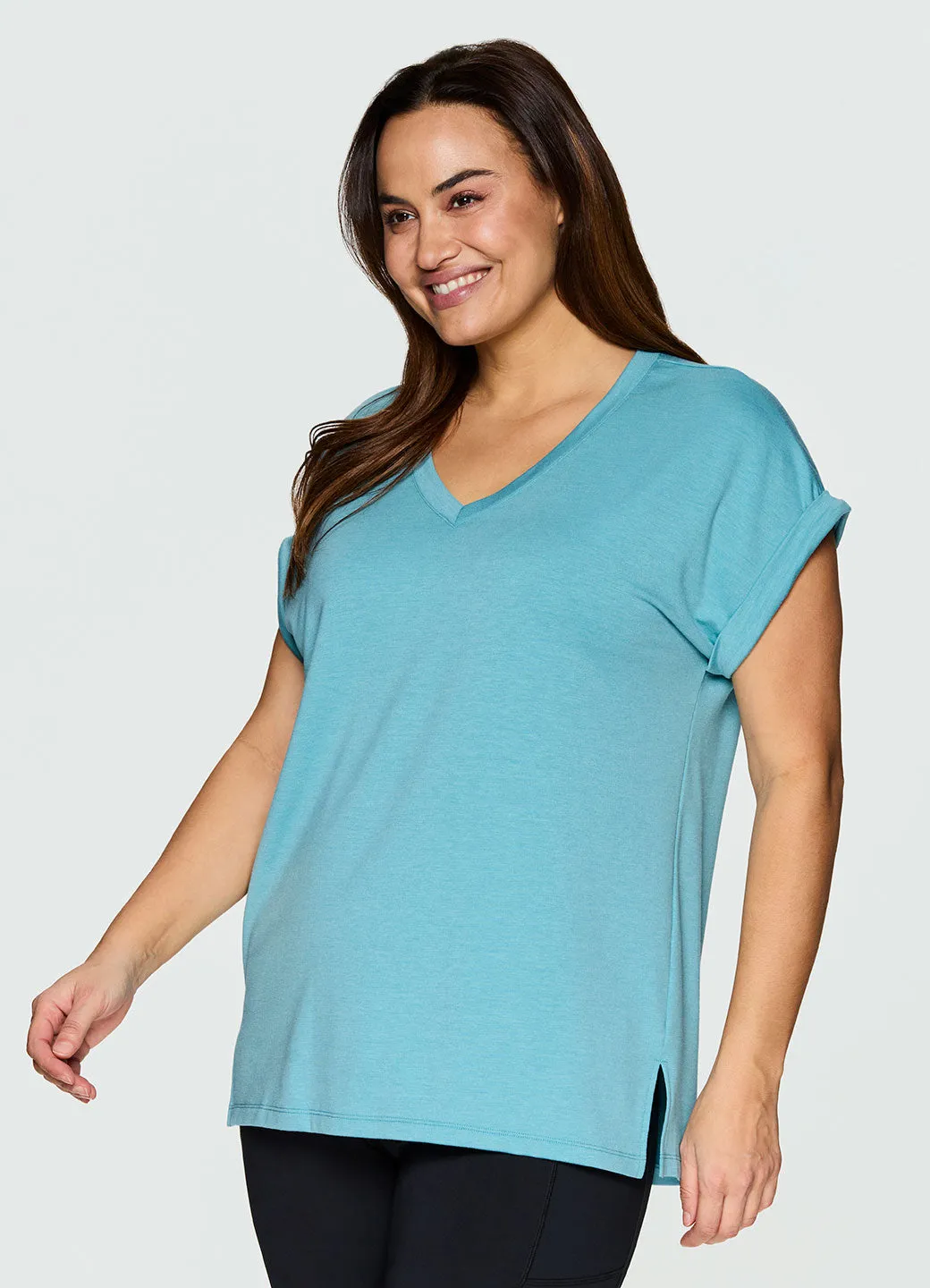 Plus Everyday V-Neck Tunic