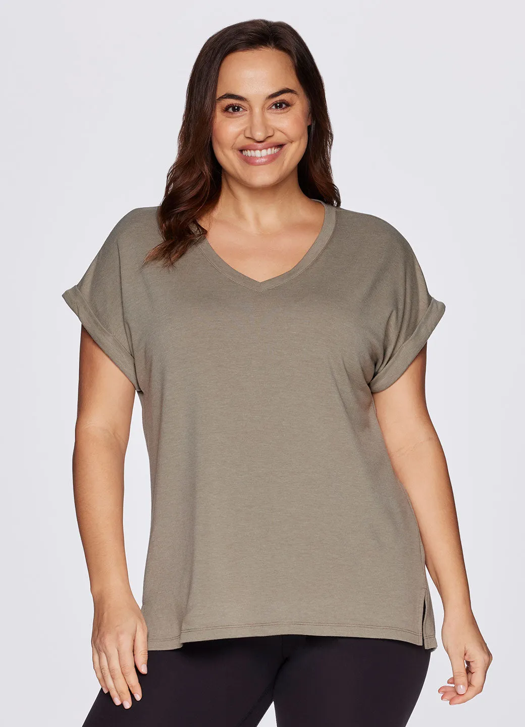 Plus Everyday V-Neck Tunic