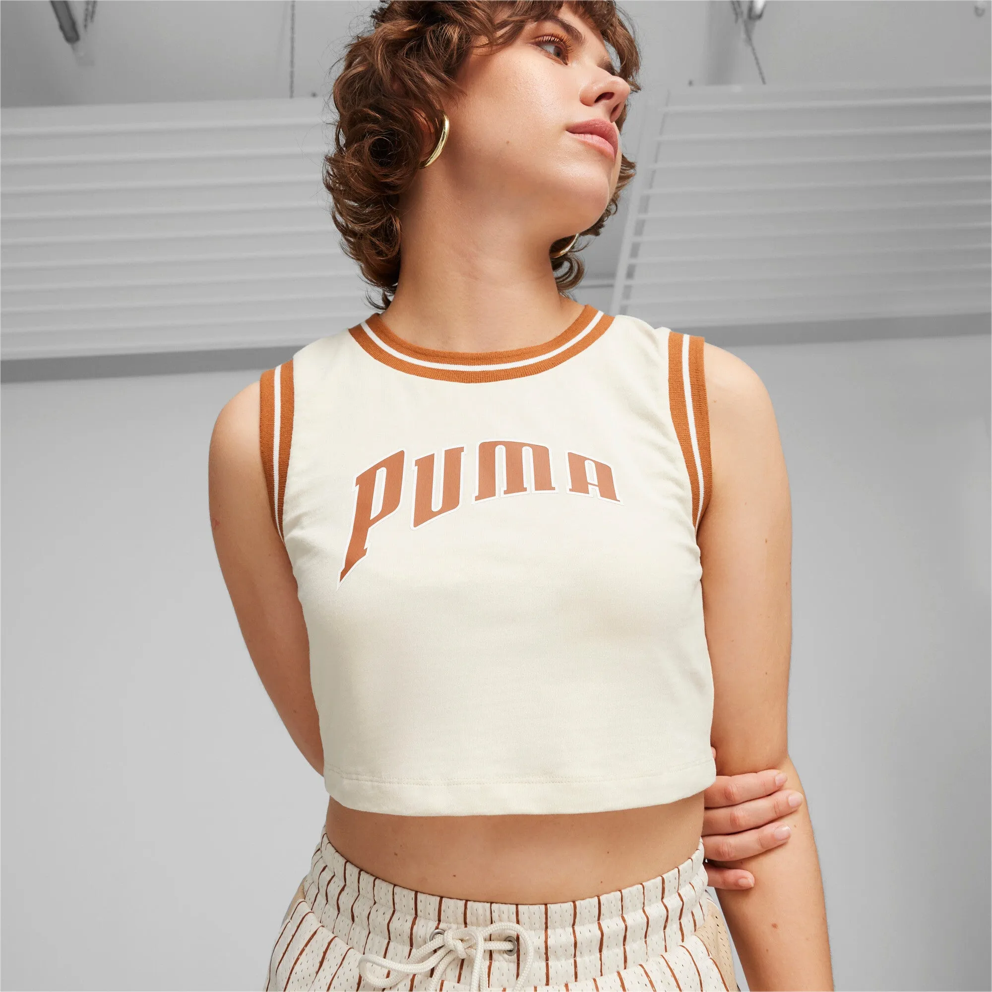 PUMA Team Graphics Crop