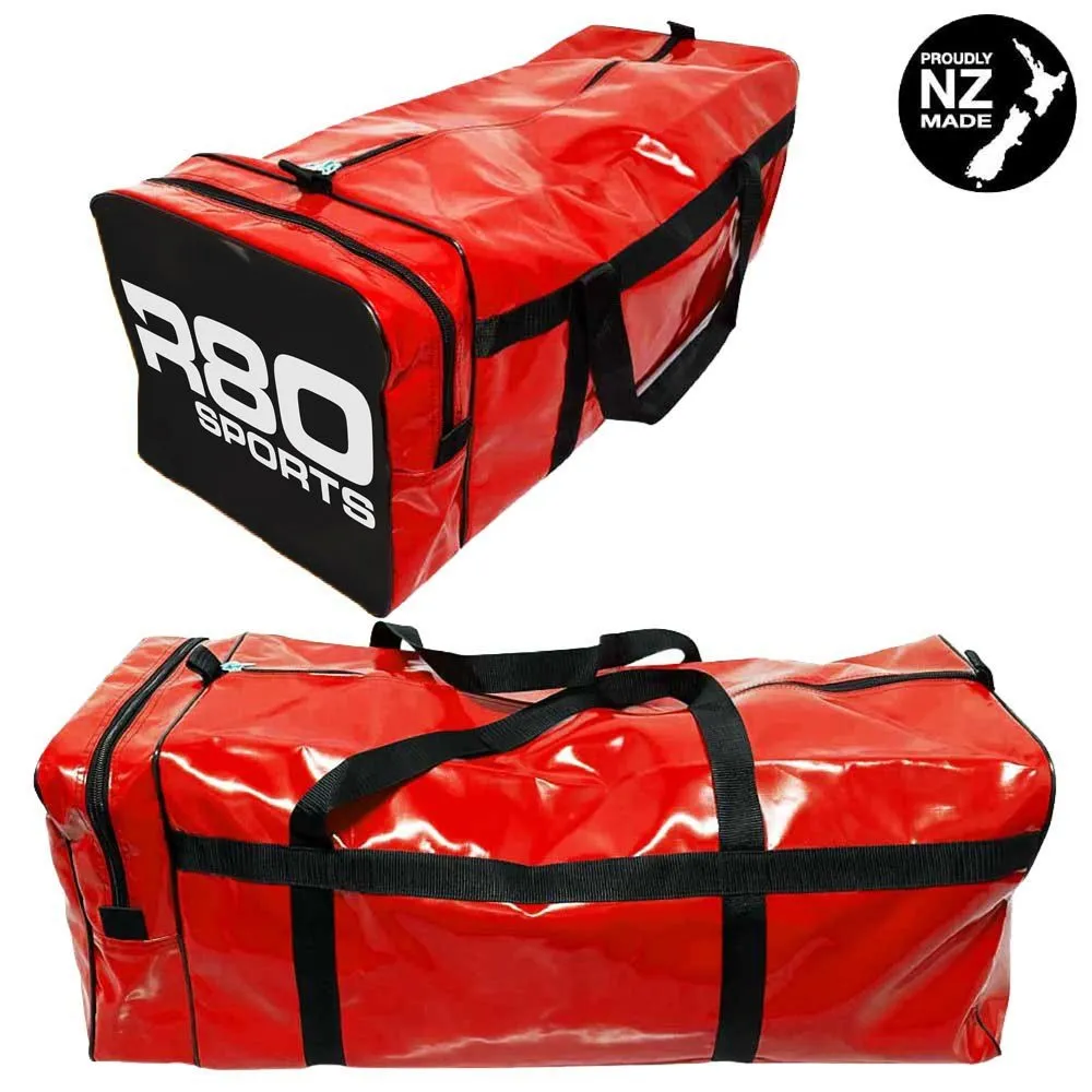 R80 Club Kit Colours Gear Bag Red with End Pocket