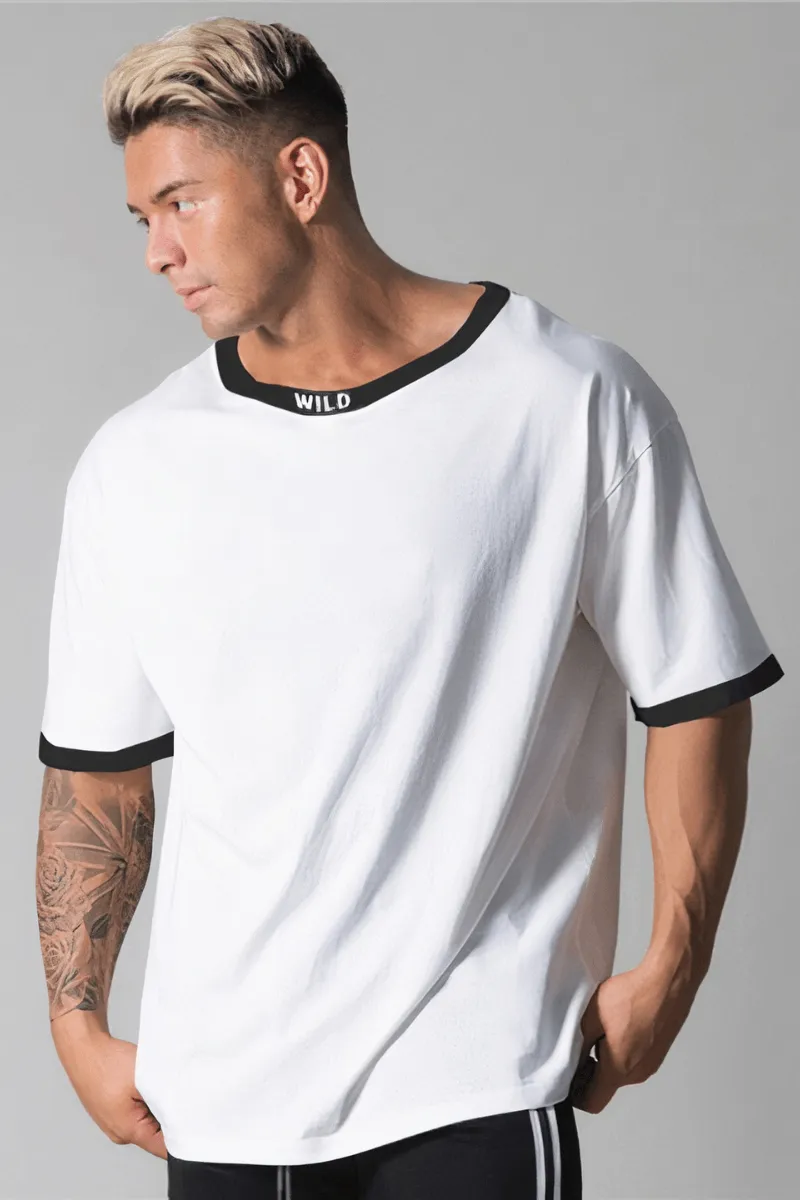 Rib Oversized T-shirt (wild)