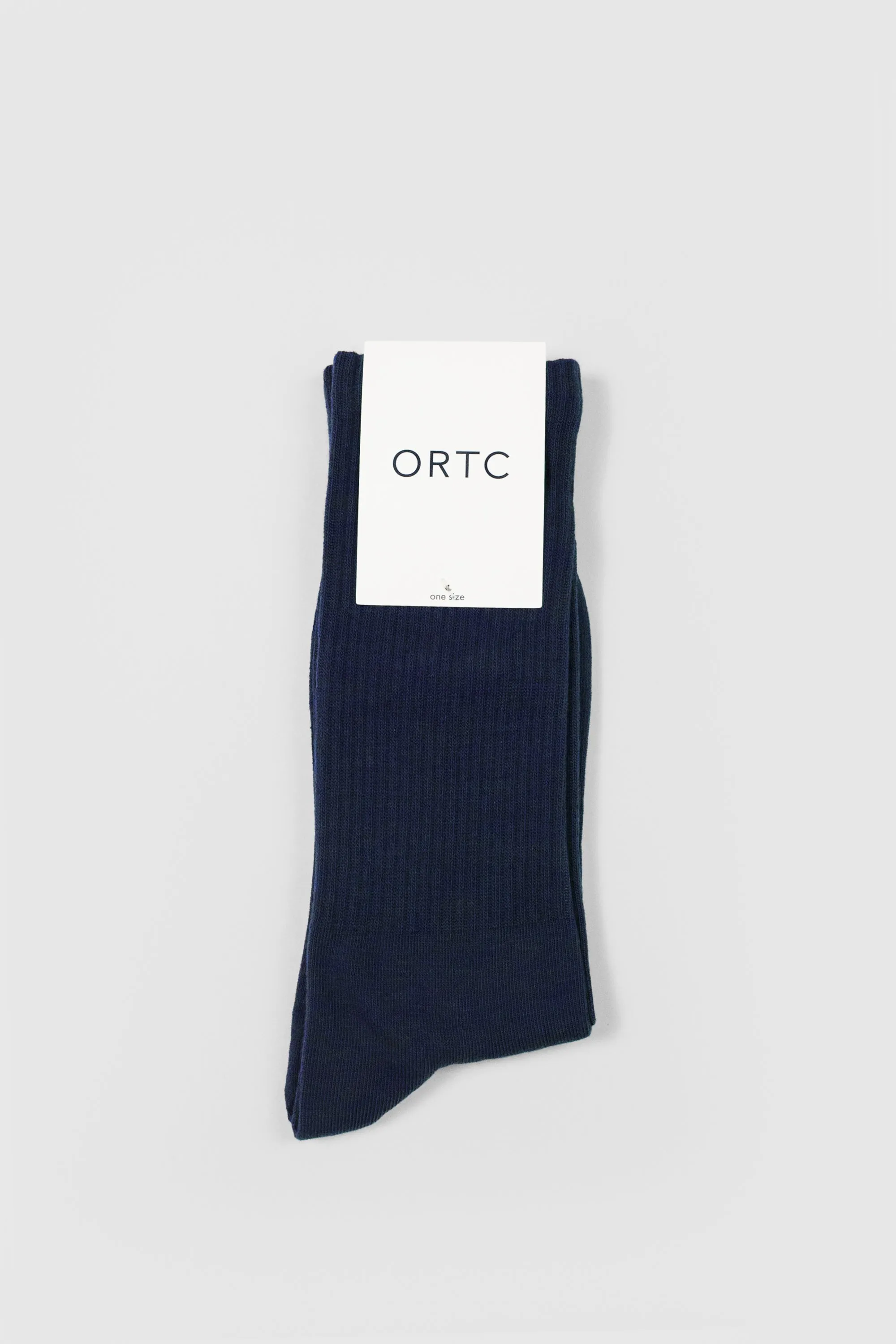 Ribbed Sock Navy