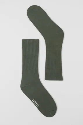 Ribbed Sock Olive