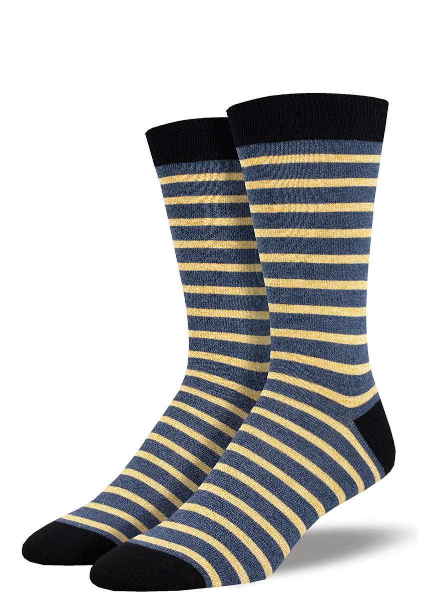 Sailor Stripe Men's Bamboo Socks