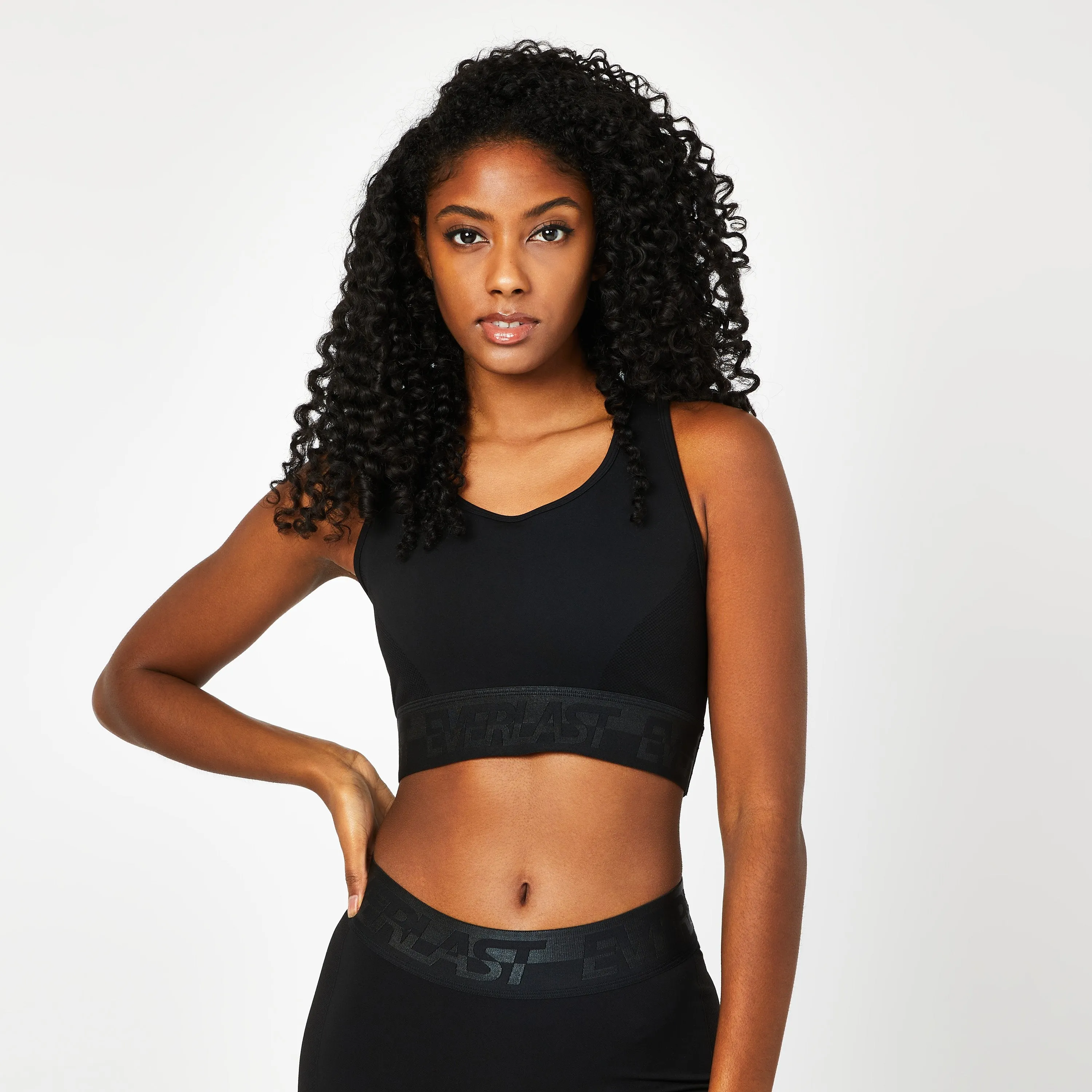 Seamless Panelled Sports Bra