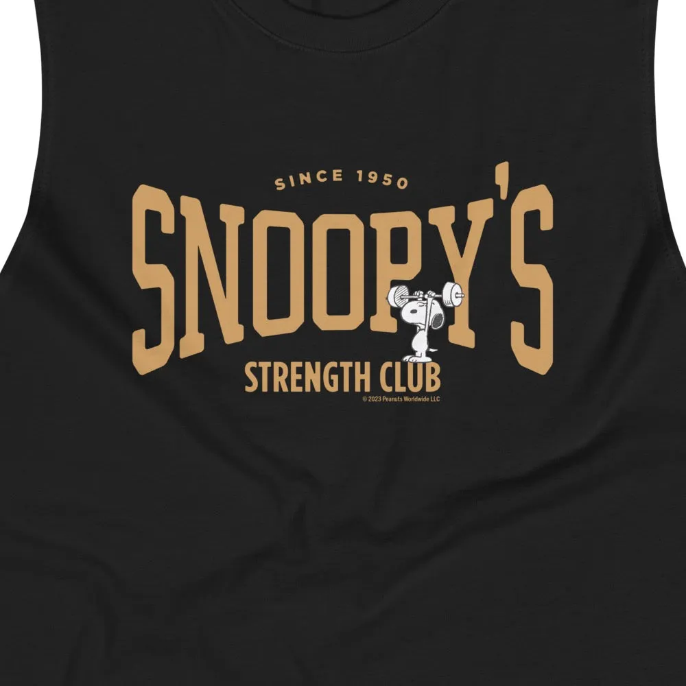 Snoopy's Strength Club Muscle Shirt