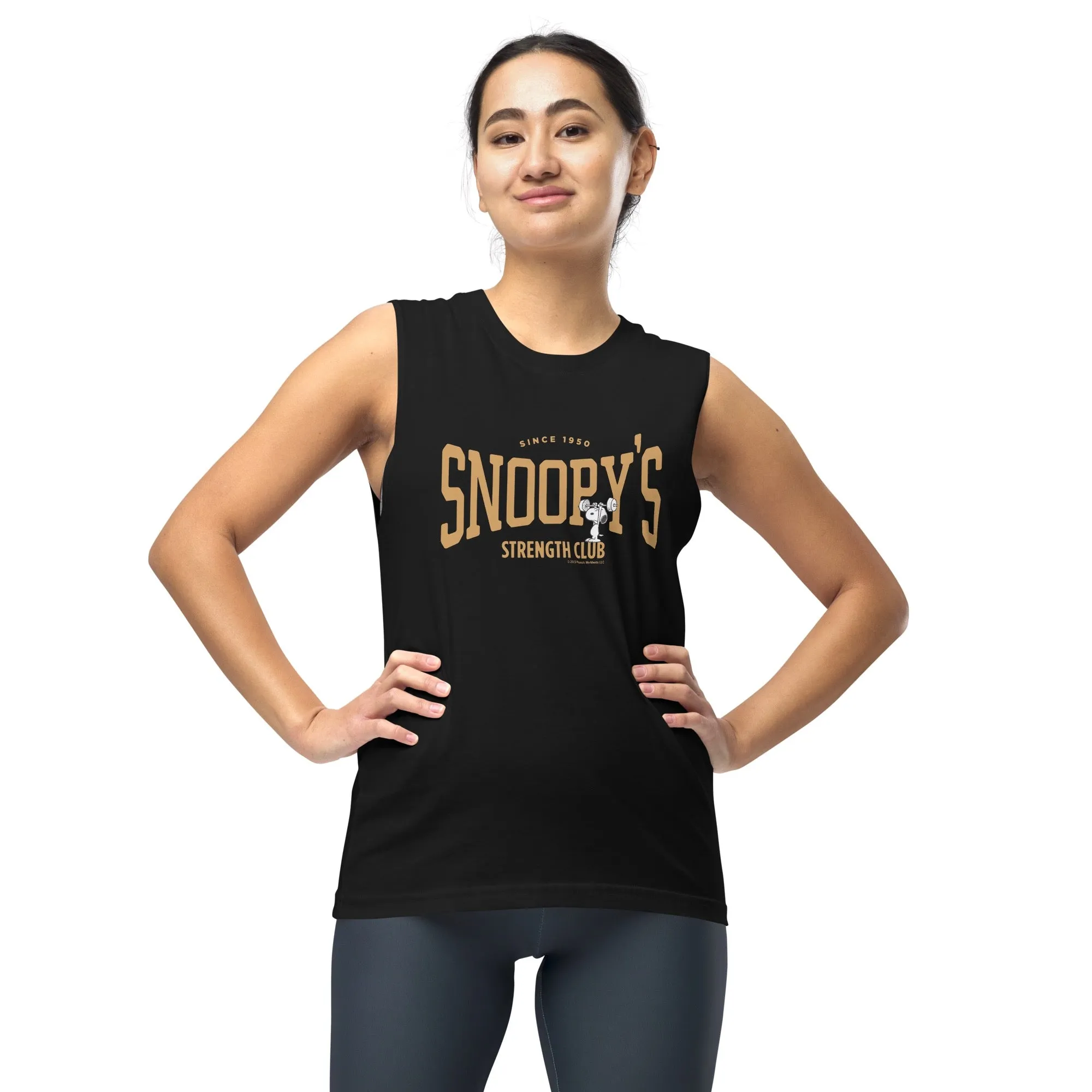 Snoopy's Strength Club Muscle Shirt