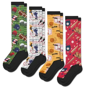 Sports EasyStretch™ Diabetic Socks Bundle 4-Pack