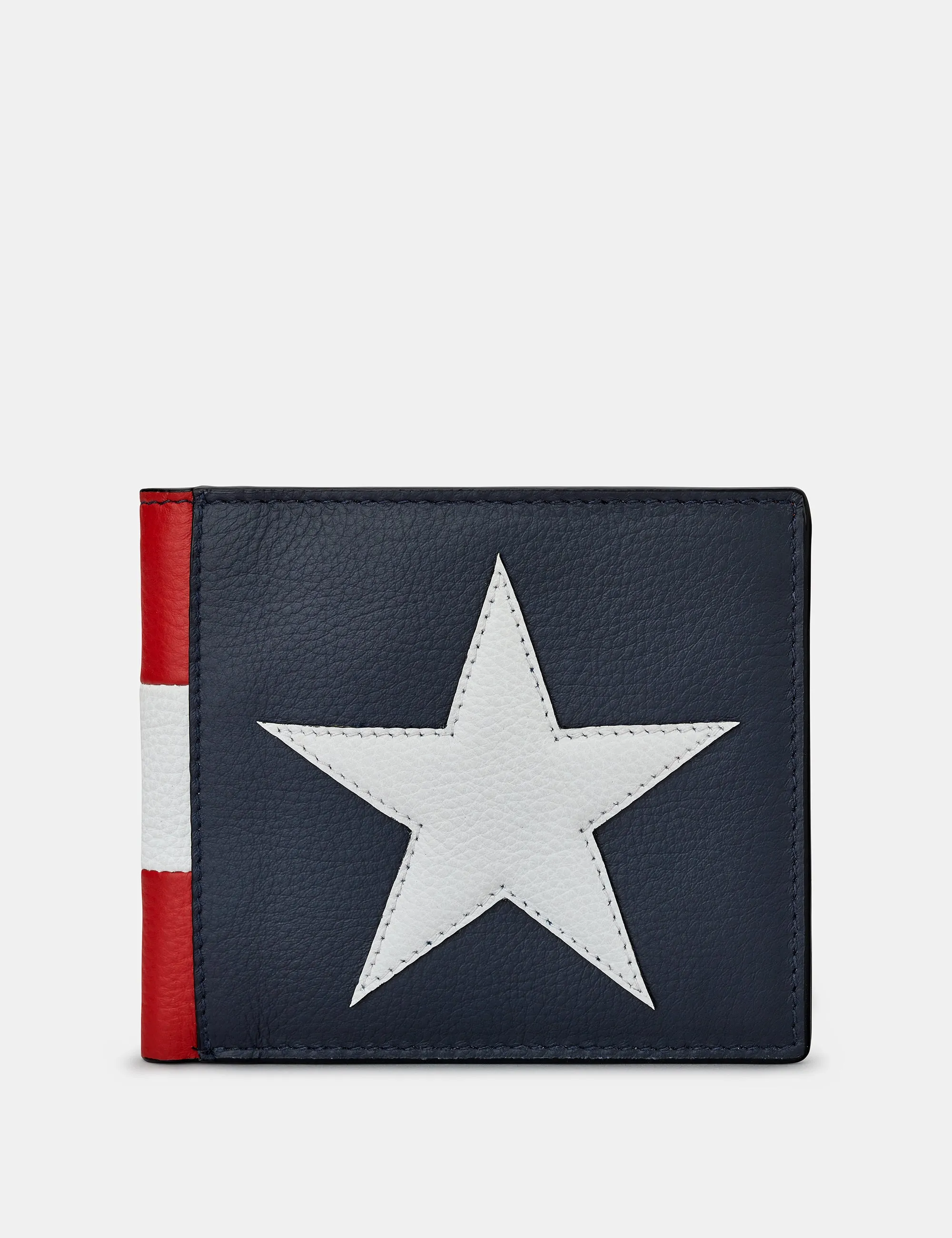 Stars And Stripes Leather Wallet