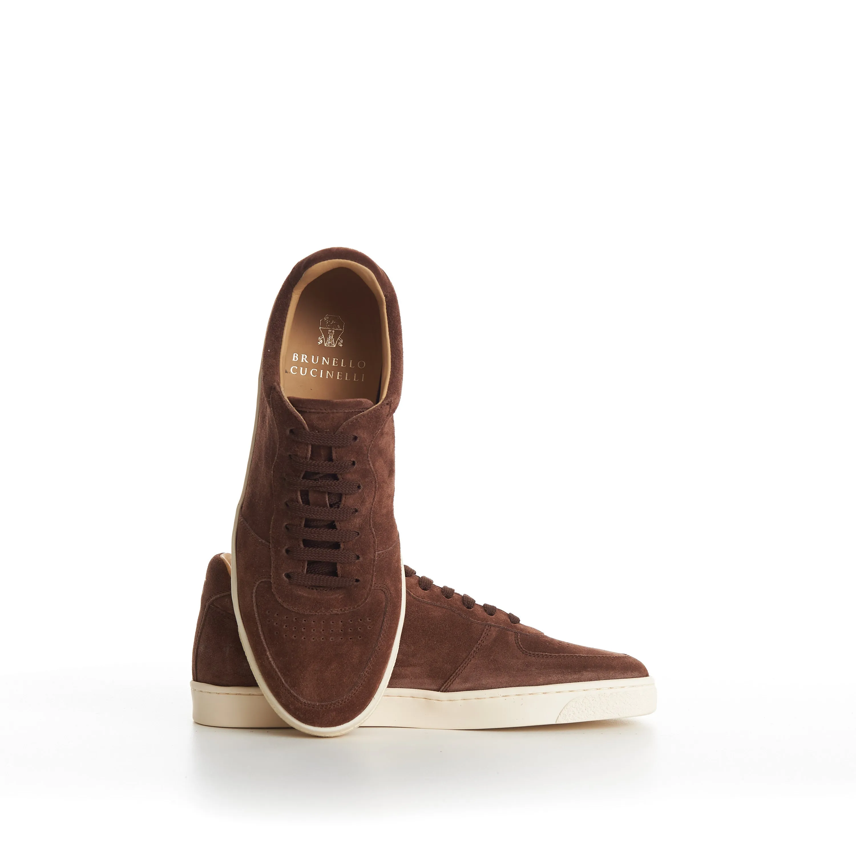 Suede Sneakers With Natural Rubber Sole (Discolored soles)