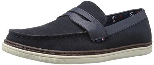 TOMMY HILFIGER MEN'S LYONS2 SLIP-ON LOAFER, NAVY, 13 M US