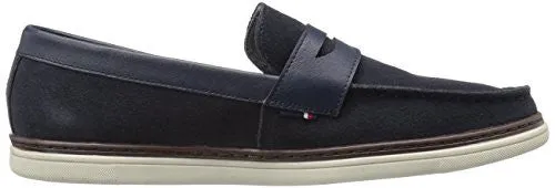 TOMMY HILFIGER MEN'S LYONS2 SLIP-ON LOAFER, NAVY, 13 M US