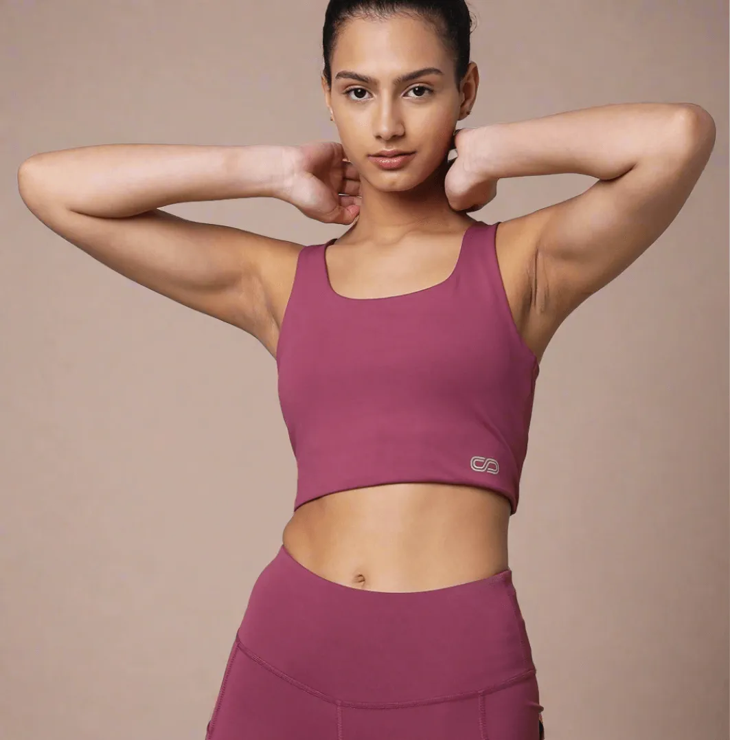 Tulip Wood High Impact Action Bra & Aura Leggings