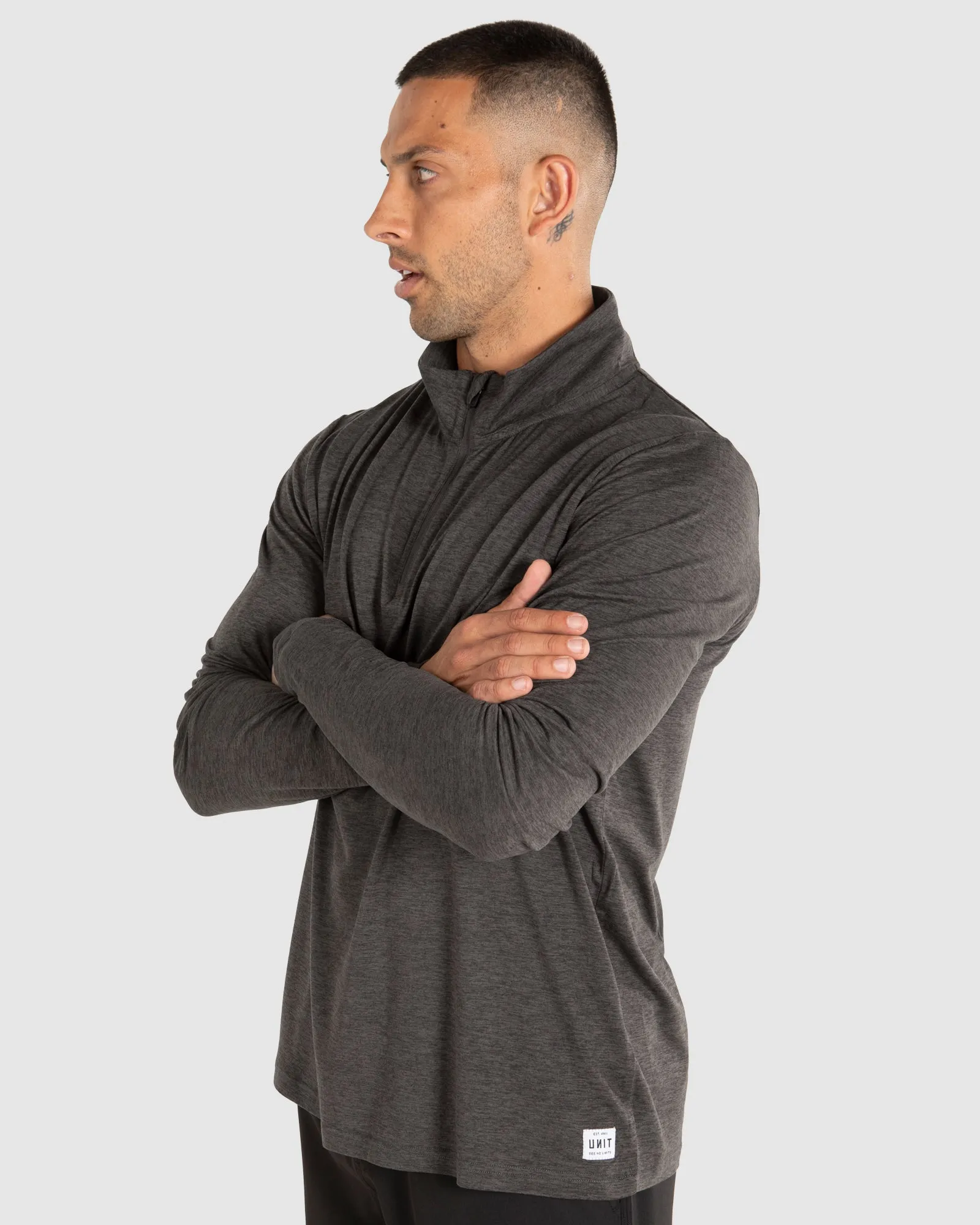 UNIT Mens Performance Trainex Sports Longs Sleeve Tee