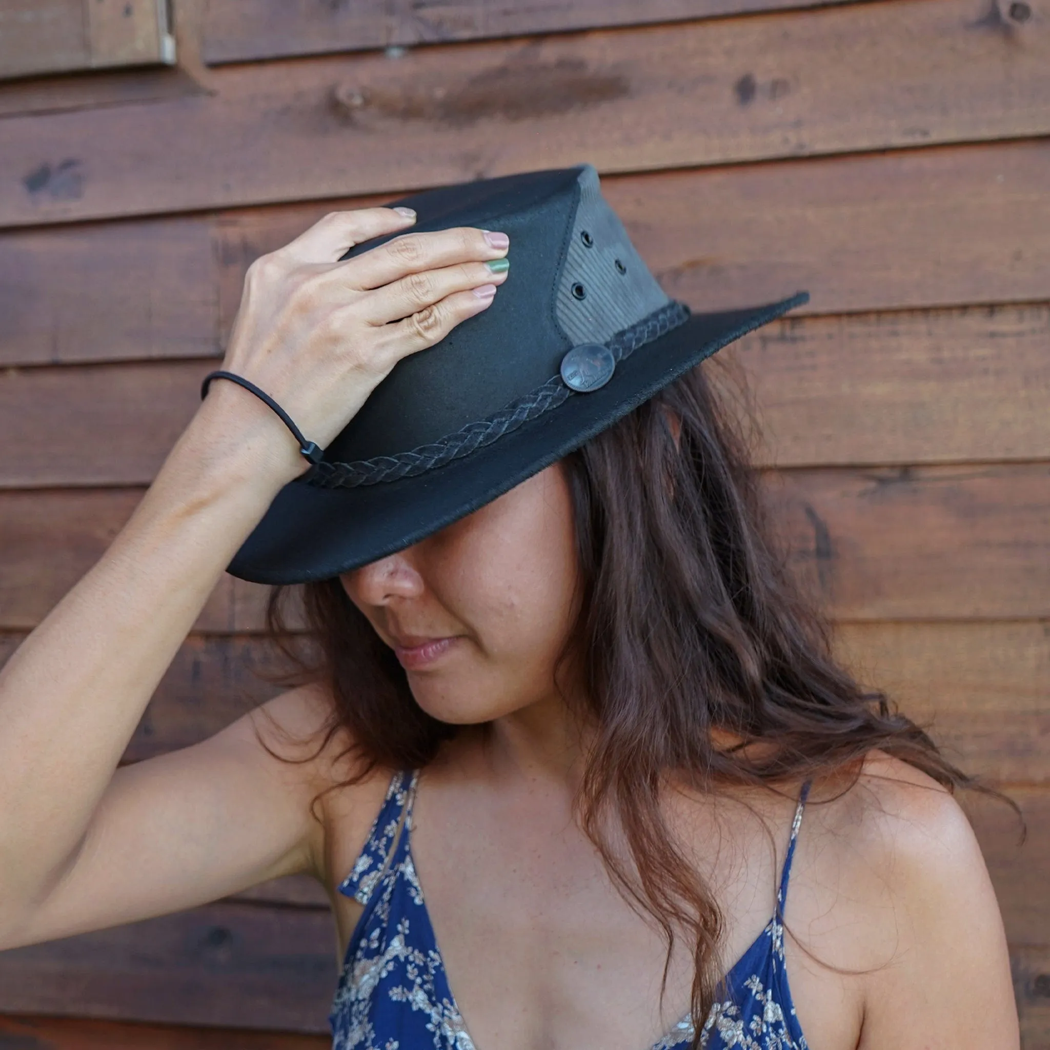 Zetland Leather Hat